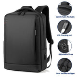 Luxury mens waterproof business Computer usb school backpack bags