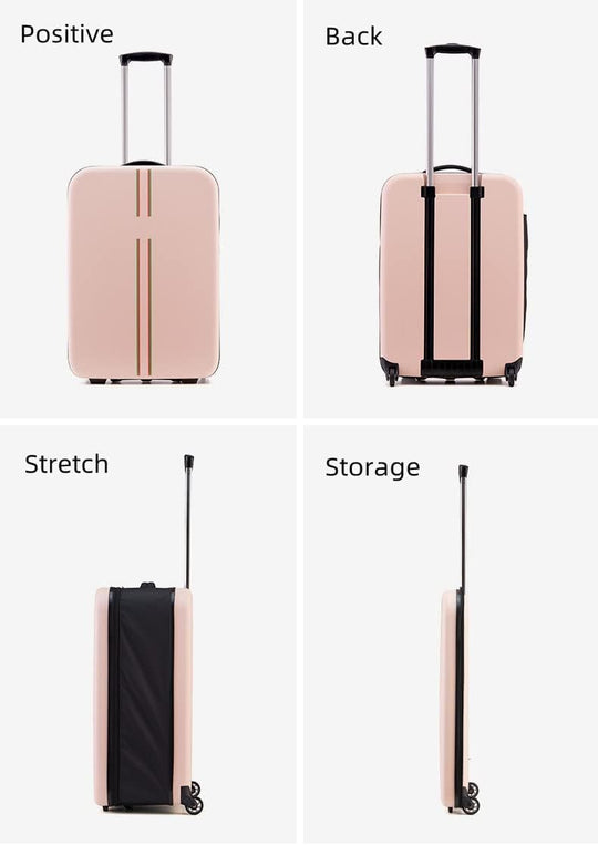 Folding Luggage Pack Collapsible Carry On Luggage Robust and Durable Suitcases with Wheels Travel Suitcase for 20 Inch