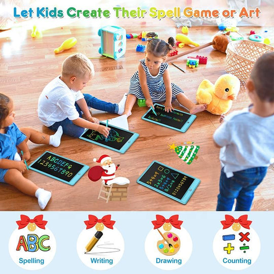 Premium Quality Educational Toys 10 Inch lovely drawing tablet kids Drawing Board Tablet With Screen(10 Pack)