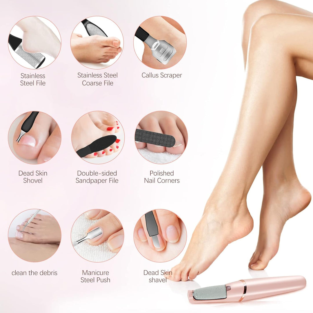 Electric Callus Remover Feet Professional Matte Pedicure Tools Foot