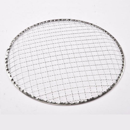 Multi-Purpose Round BBQ Grill Net, Stainless Steel Barbecue Round Grill Grate Camping Cookware Outdoor Campfire Grill Grid for Beaf Chicken Vegetables (10 Sets)