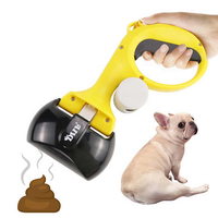 Pet Pooper Scooper for Dogs and Cats with Trash Bags Holder(Bulk 3 Sets)