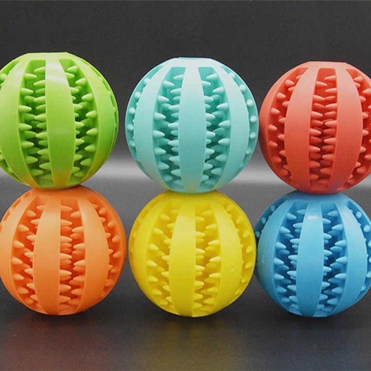 Cute Puppy Puzzle Teething Food Ball Toys(Bulk 3 Sets)