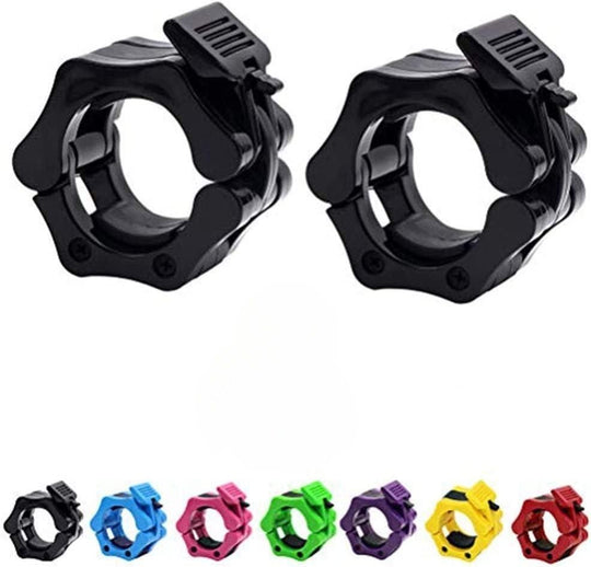 Gym fitness accessories magnetic open face barbell collar clip clamps