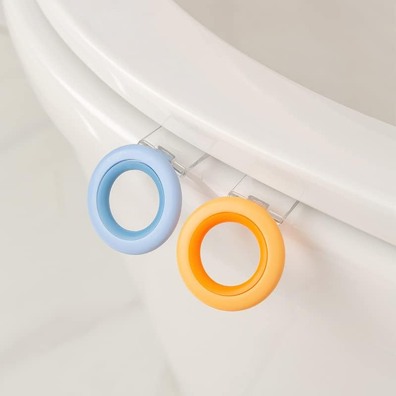 Toilet Seat Cover Lift Handle,Self-Adhesive Toilet Raiser ,Avoid Hand Touch to the the Toilet Seat and Urine ,Keep your hands Clean