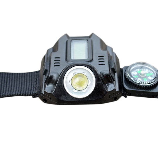 Tactical Wrist Light Flashlight Portable Rechargeable