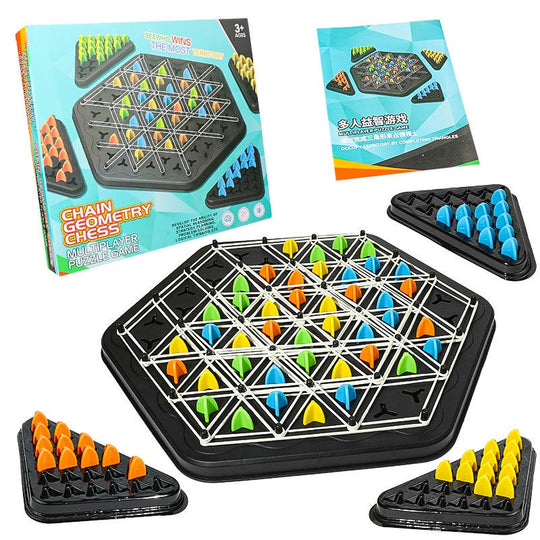 Chain Triangle Chess Educational Desktop Game for Parent-Child Interaction (10 pack)