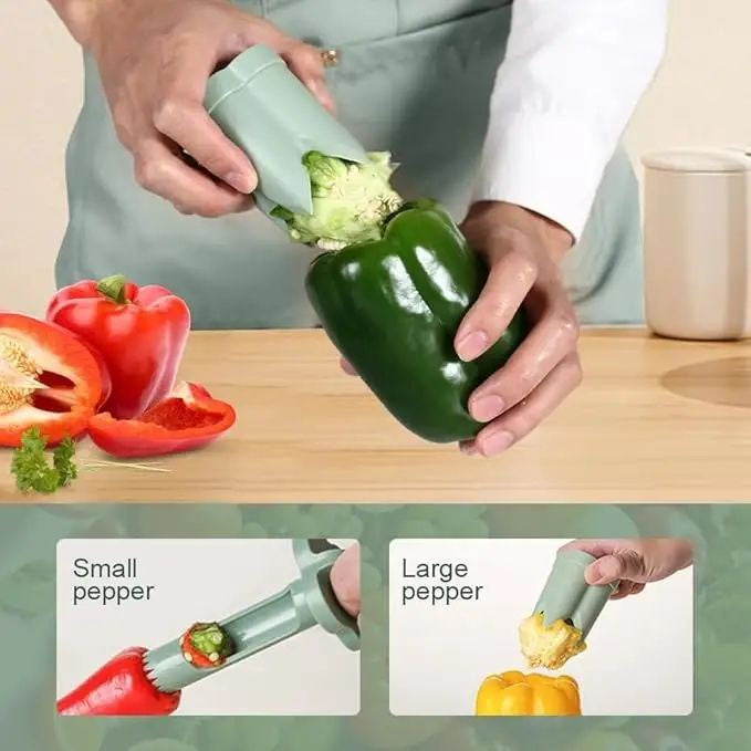 Pepper Deseeder Bell Pepper Corer Pepper Corer Tool 2 in1