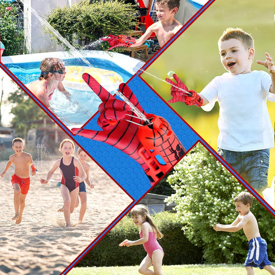 Water Blaster for Kids 4-8 Superhero Cosplay Toy for Outdoor Summer Fun Gift