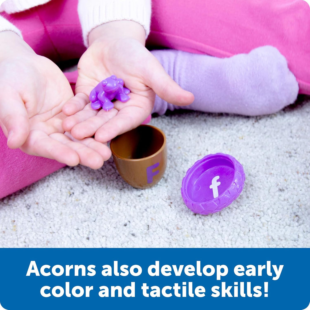 Alphabet Acorns Activity Set, Develops Letter Recognition, Educational Toys for Toddlers, Homeschool, Visual (MOQ 10 Sets)