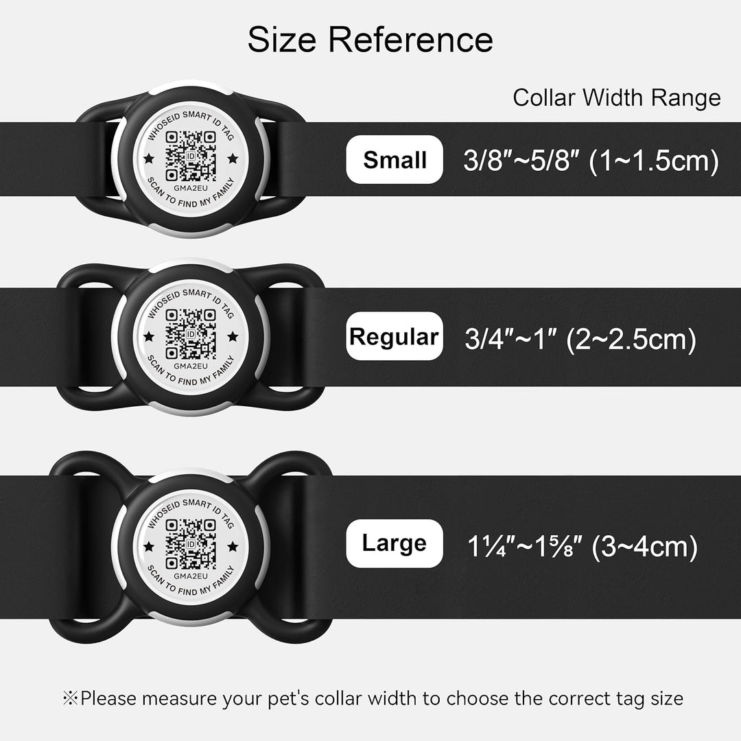Soft Invisible Universal Unique Silicone Customized Waterproof Apple Airtag Pet Dog Collar Holder