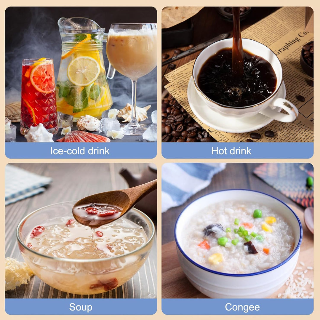 Vacuum Insulated Food Jar with Folding Spoon (MOQ 10 Sets)