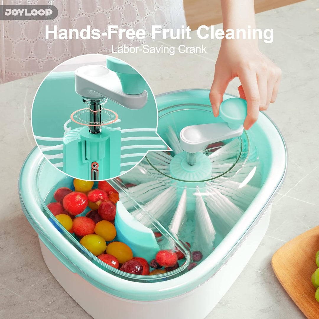 Fruit Cleaner Spinner With Fruit Washer Bowl (MOQ 10 Sets)