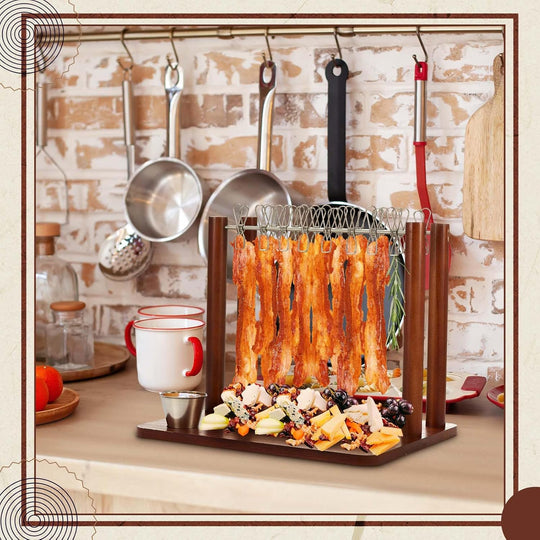 Multipurpose Portable Kitchen Grill Rack – Food Drying, Cooling & Party Utensil Organizer