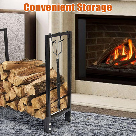 Long Fireplace Tools Campfire Accessories Tongs and Log Grabber