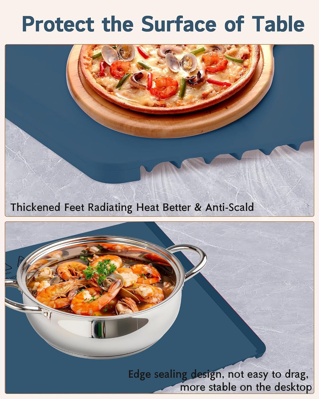 Electric Warming Tray with Adjustable Temperature Foldable Food Warmer (MOQ 10 Sets)