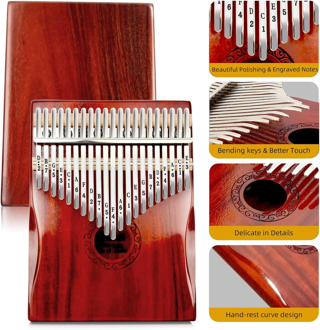 Kalimba Thumb Piano Okoume Wood Finger Piano Accurate Tuning
