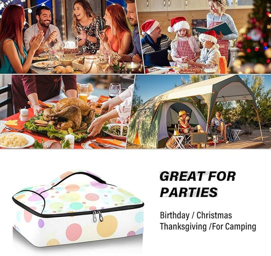 Casserole Carriers for Hot or Cold Food Reusable Casserole Dish Carrier Insulated Thermal Large Capacity