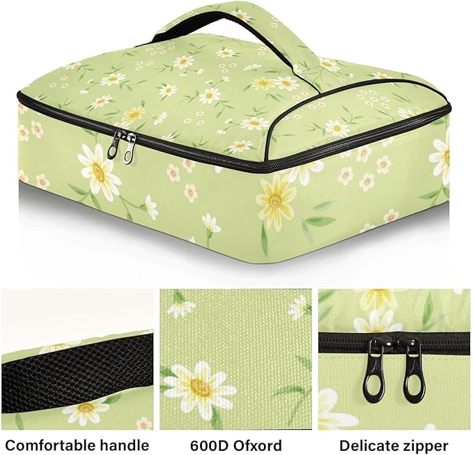 Casserole Carriers for Hot or Cold Food Reusable Casserole Dish Carrier Insulated Thermal Large Capacity