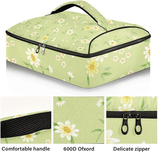 Casserole Carriers for Hot or Cold Food Reusable Casserole Dish Carrier Insulated Thermal Large Capacity