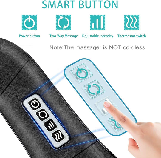 Pain Relief Vibration Body Massage Infrared Heating Neck Shoulder Massager (MOQ 10 Sets)