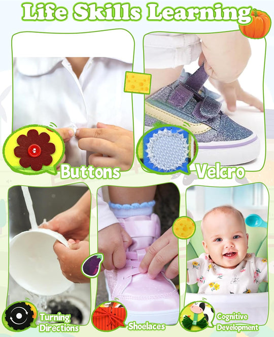 Baby Kids Growth Enlightenment Cognitive Early Learning Educational Toys (MOQ 10 Sets)