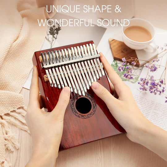Kalimba Thumb Piano Okoume Wood Finger Piano Accurate Tuning