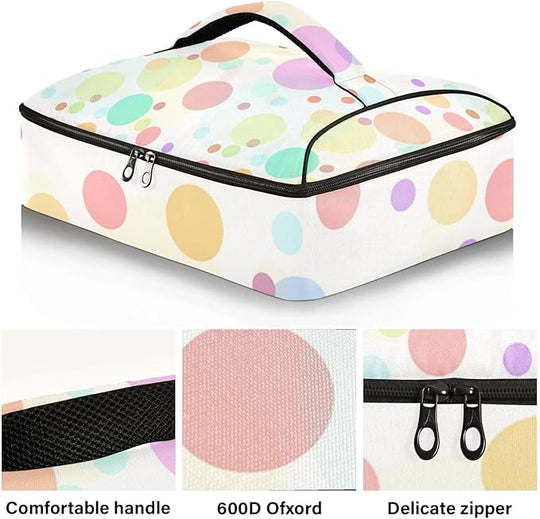 Casserole Carriers for Hot or Cold Food Reusable Casserole Dish Carrier Insulated Thermal Large Capacity