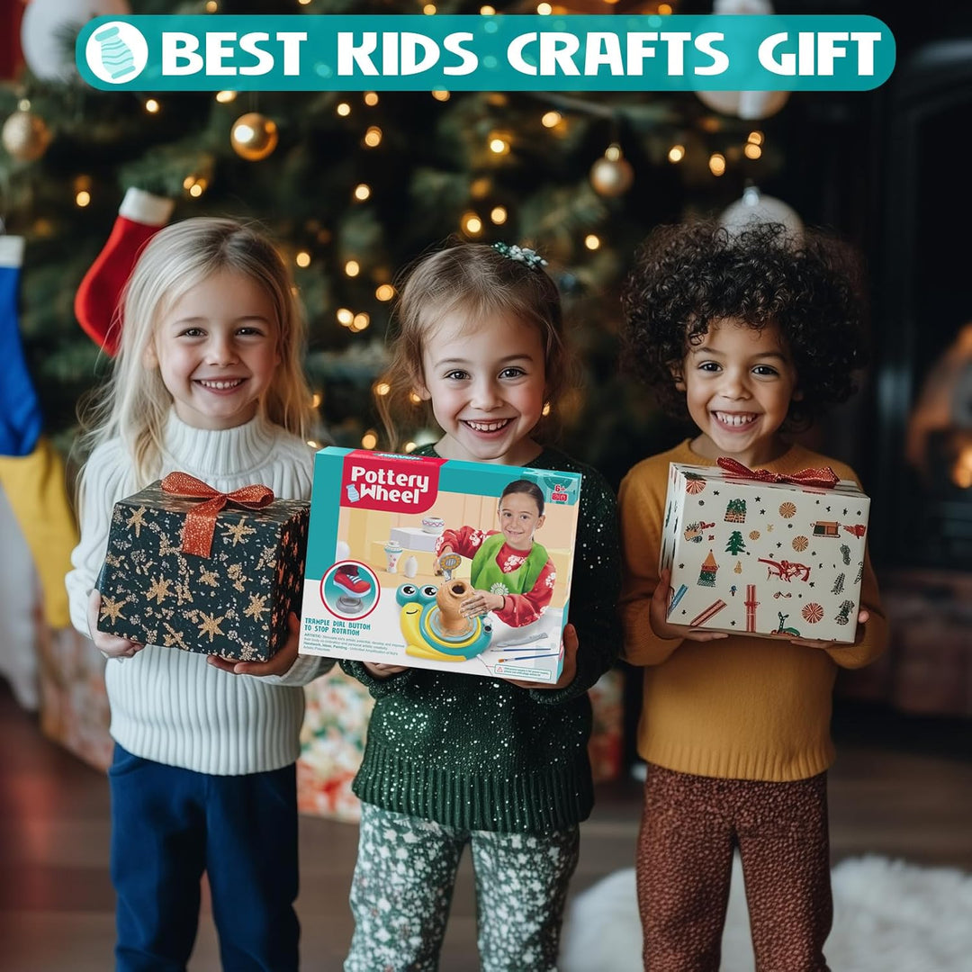 Pottery Wheel for Kids - Complete Art Supplies Arts & Crafts Kit (MOQ 10 Sets)