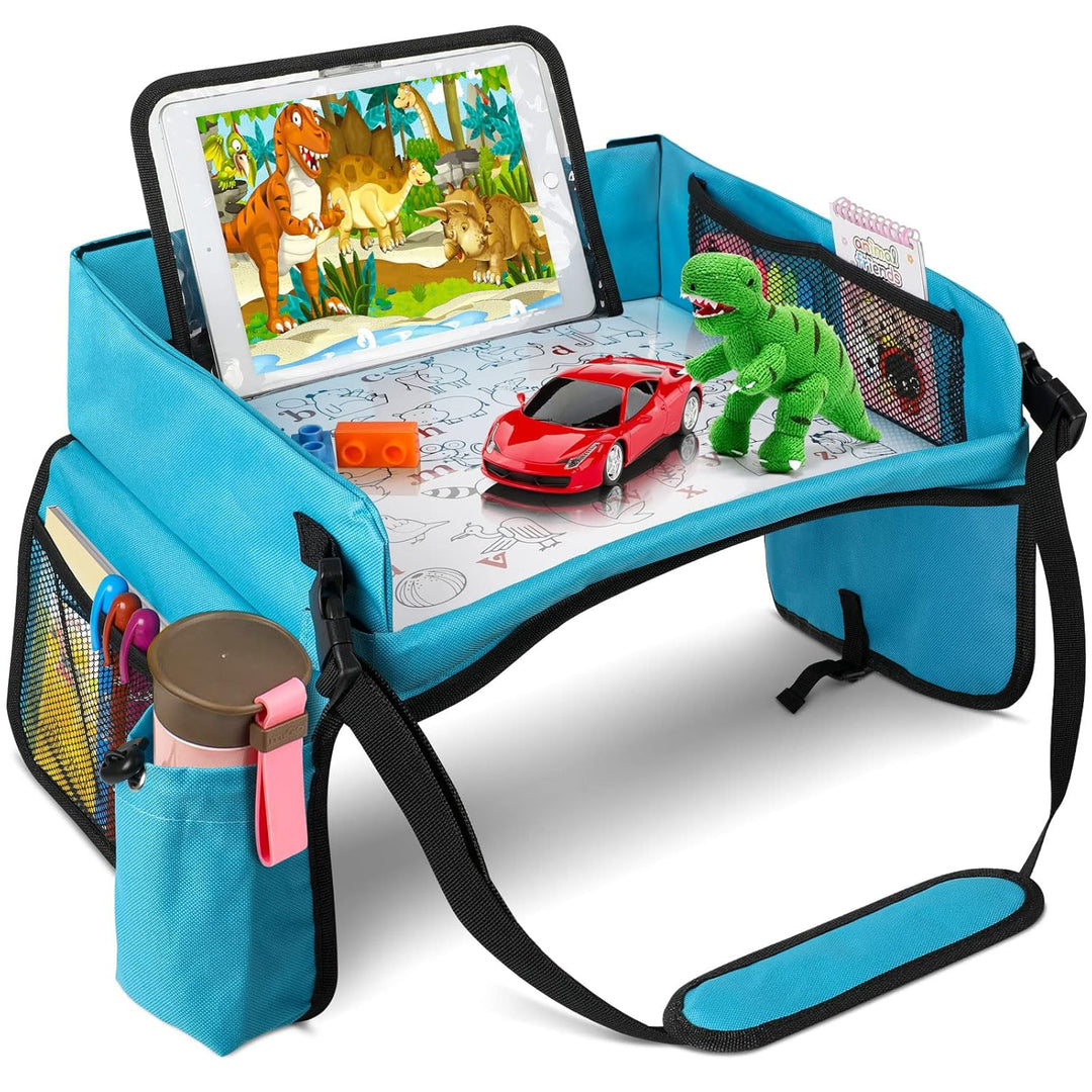 Car Seat Organizer Kids Travel Tray for Kids Toddlers Activities