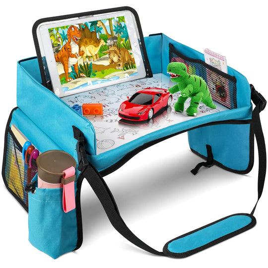 Car Seat Organizer Kids Travel Tray for Kids Toddlers Activities