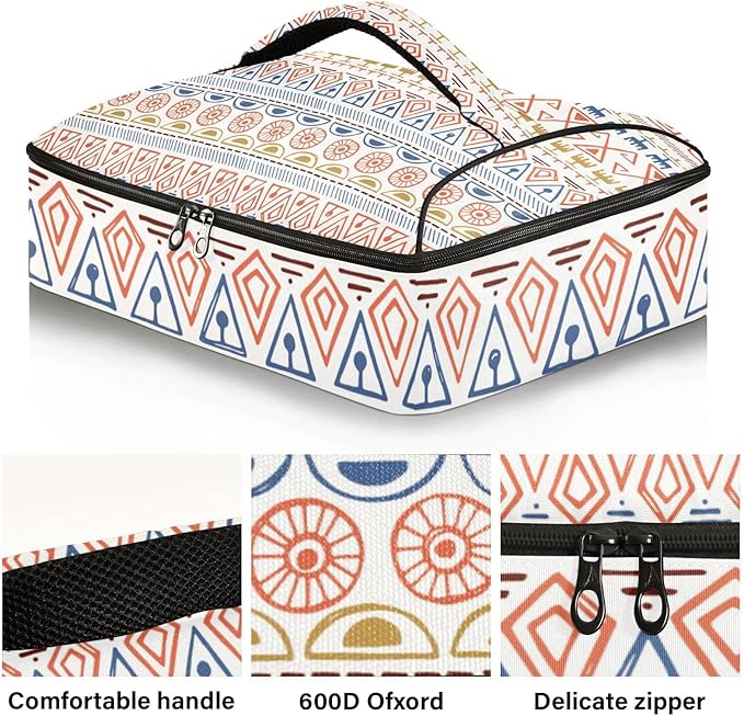 Casserole Carriers for Hot or Cold Food Reusable Casserole Dish Carrier Insulated Thermal Large Capacity
