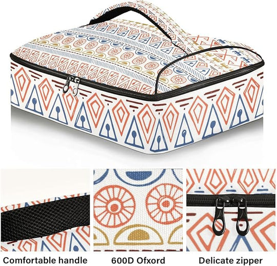 Casserole Carriers for Hot or Cold Food Reusable Casserole Dish Carrier Insulated Thermal Large Capacity