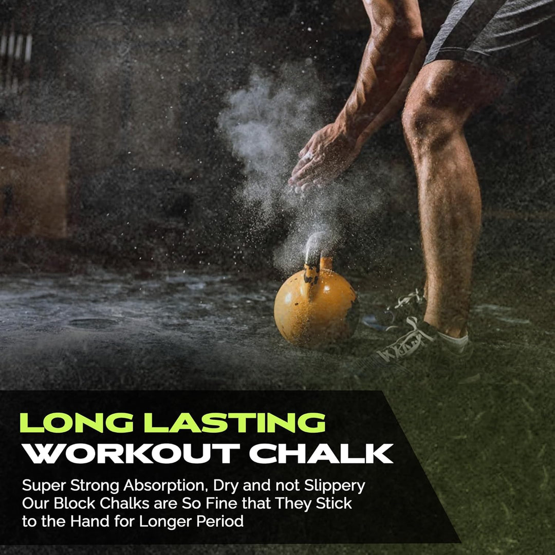 Premium Gym Chalk, Pure Magnesium Carbonate Chalk for Excellent Grip, (MOQ 10 lbs)