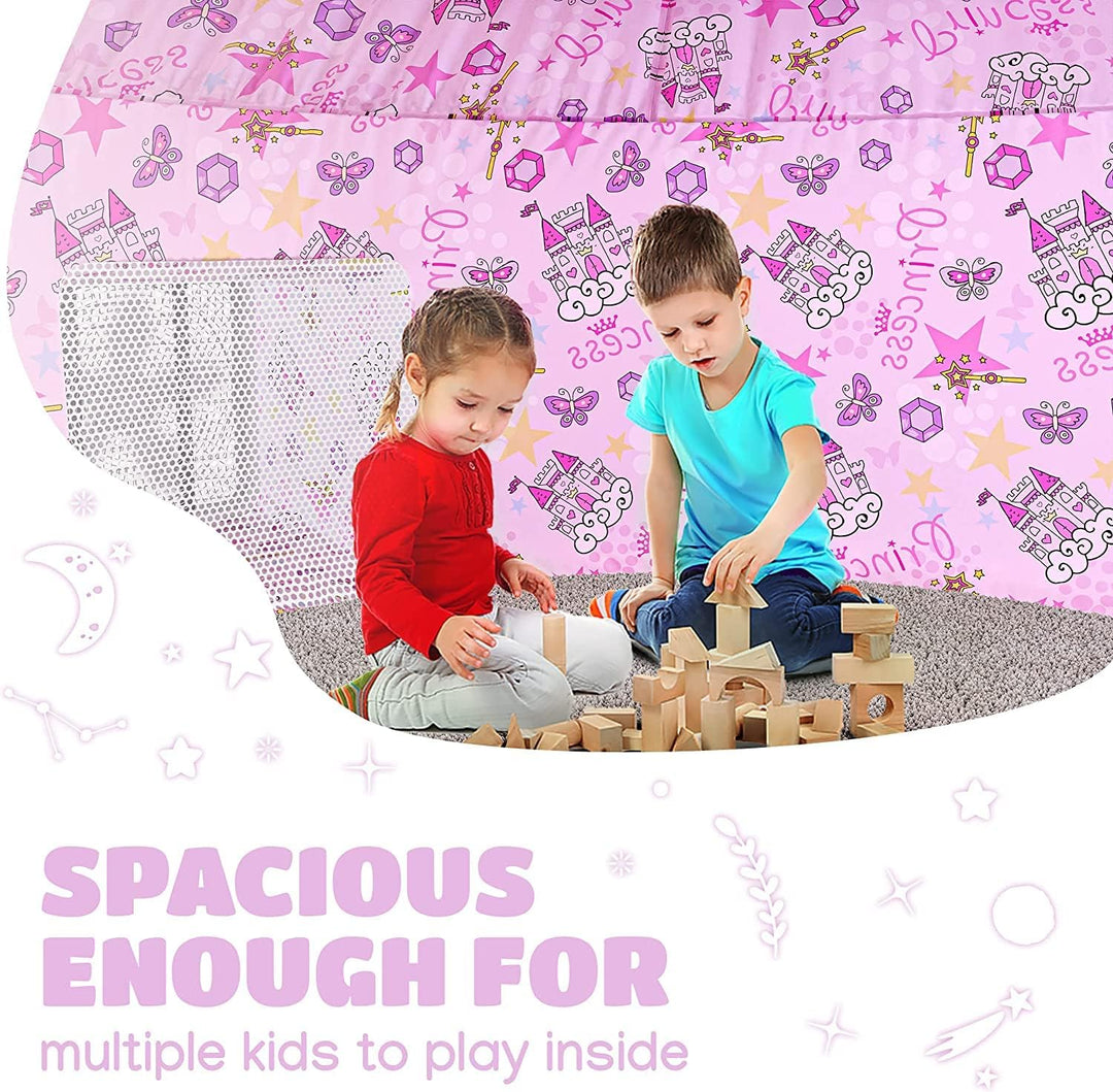VIGOR Spacious Kids Fort Indoor Playhouse Tent – Large Play Castle for Boys & Girls Ages 3-14 | Imaginative Play, Easy Setup