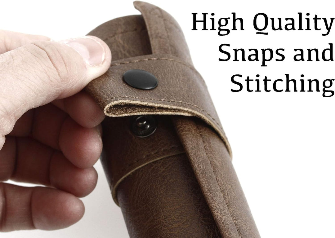 Scroll Dice Tray and Rolling Mat with Zippered Dice Holder - Storage Pouch Holds