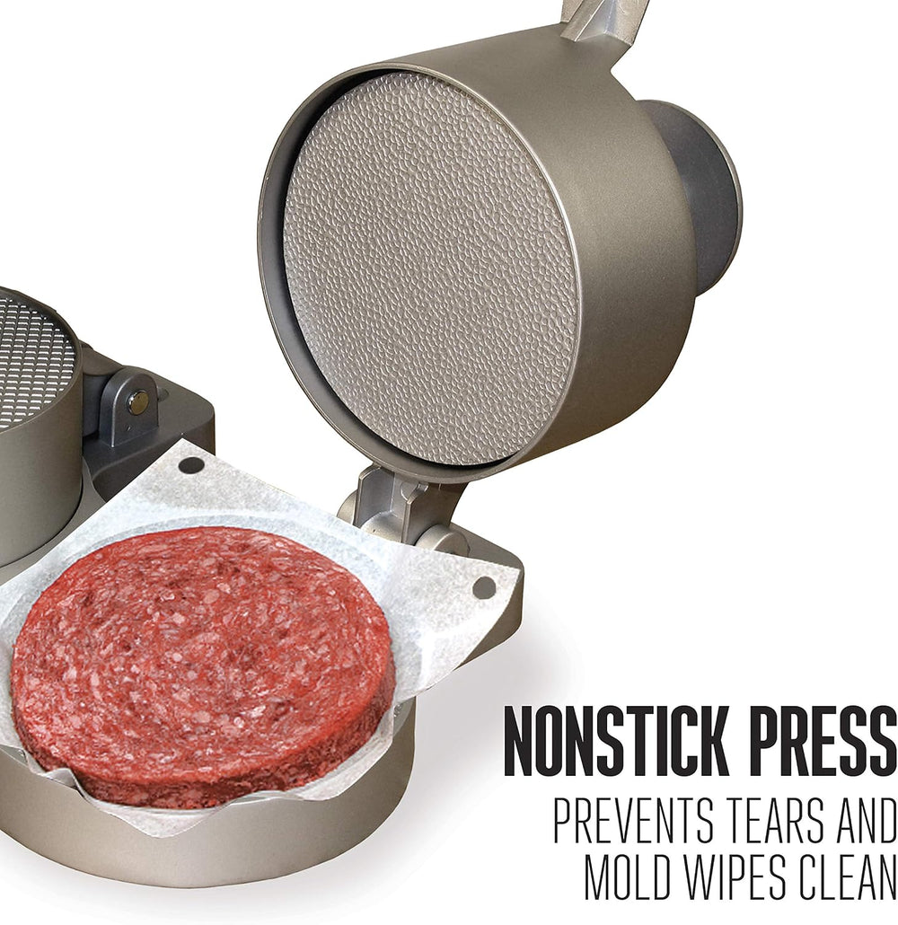 Burger Press Patty Maker – Non-Stick Food Grade Hamburger Patty Maker with Easy-Release Handle for Home Kitchen, BBQ & Grilling (MOQ 10 Sets)