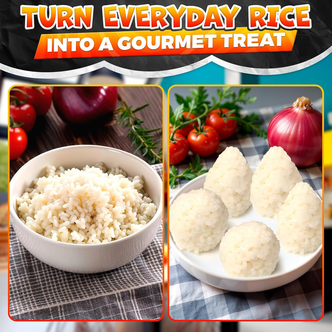 Arancini Maker Mold Set Dual Set for Round & Conical Rice Ball Bento Meals