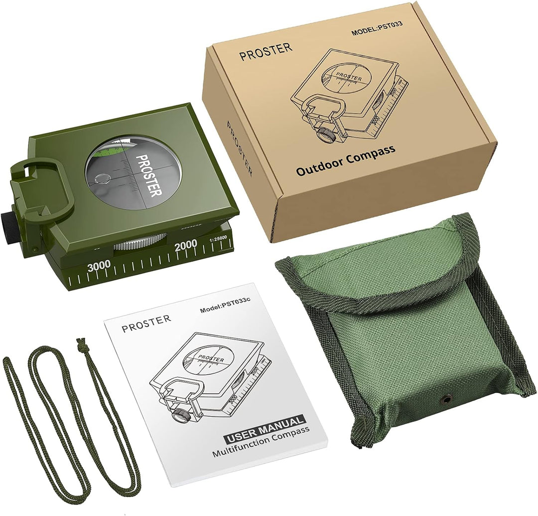 Waterproof Multipurpose Survival Camping Hiking Compass Geological Digital Compass Camping Equipment