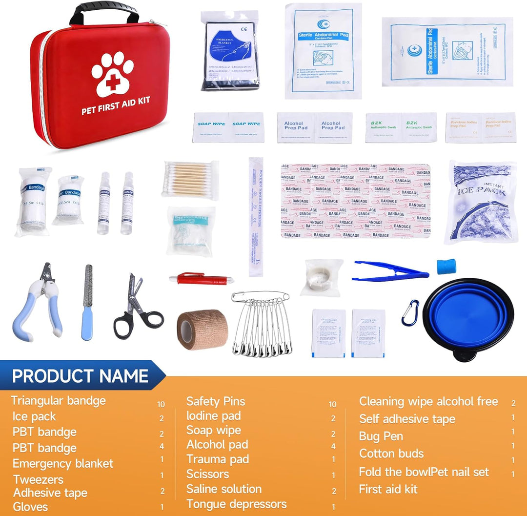 Dog First Aid Kit Your Best Friend's Emergency Essential (MOQ 10 Kits)