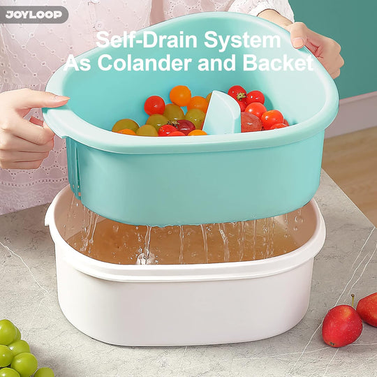 Fruit Cleaner Spinner With Fruit Washer Bowl (MOQ 10 Sets)
