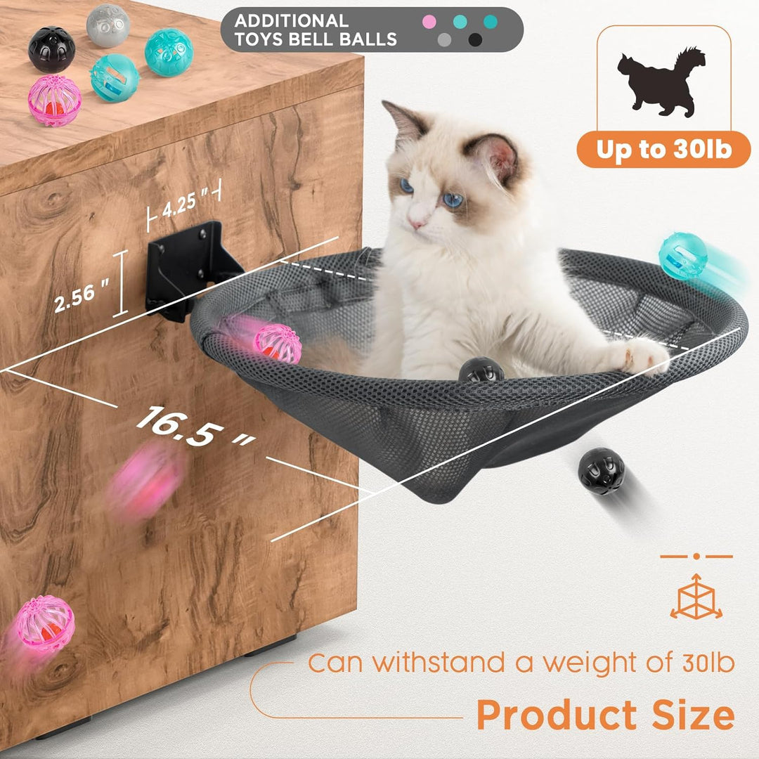 Foldable & Stable Cat Beds- Breathable Cat Wall Shelves for Sleeping (MOQ 10 Sets)