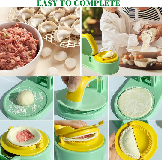 Multifunctional DIY Dumpling Skin Dough Presser (MOQ 10 Sets)
