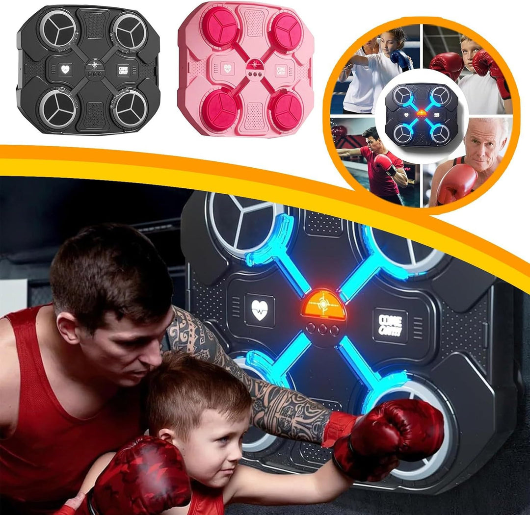 Smart Music Boxing Machine with Boxing Gloves,Home Bluetooth Boxing Machine Trainer Wall Mounted (MOQ 10 Sets)