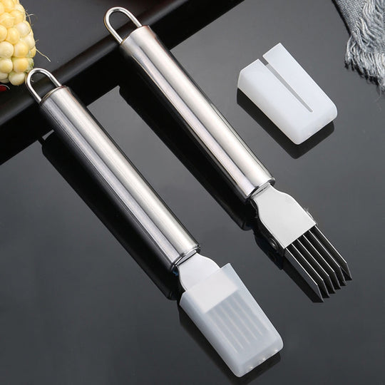 Kitchen Stainless Steel Onion Slicer Cutter Scallion Shredder Knife Vegetable & Fruit Tools