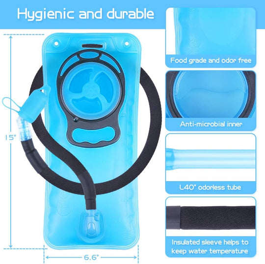 BPA FREE High Quality Hydration Bladder Back Pack Replacement for Outdoor Camping Running Cycling