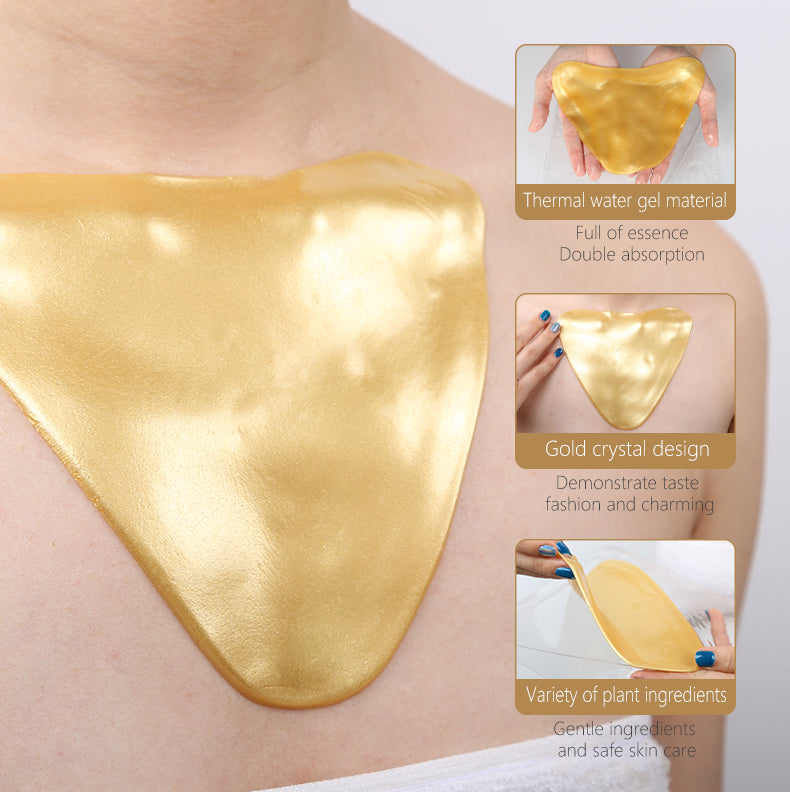 Hydrogel Gel Anti Wrinkle Gold Collagen Decollete Chest Pad