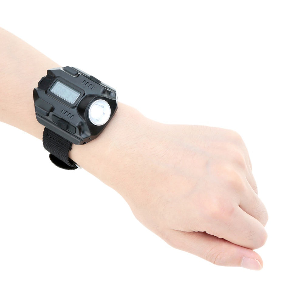 Tactical Wrist Light Flashlight Portable Rechargeable