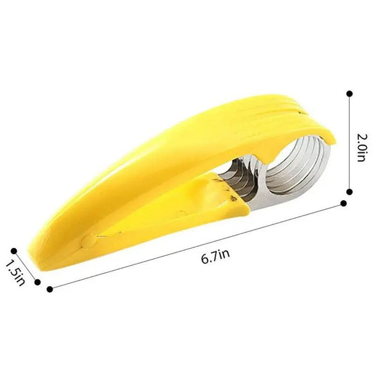 Stainless Steel Banana Chopper Fruit Cutter Cucumber Vegetable Peeler slicers