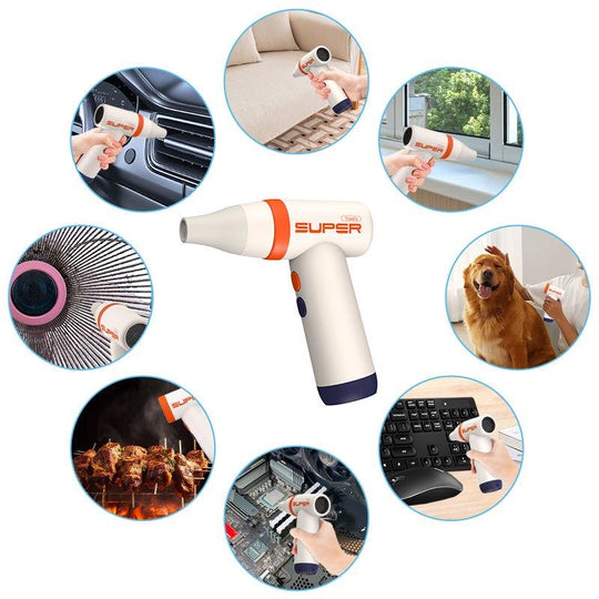 Electric Air Duster for Camera Lenses,Keyboard,Chips Cleaning Duster -110000RPM Compressed Air